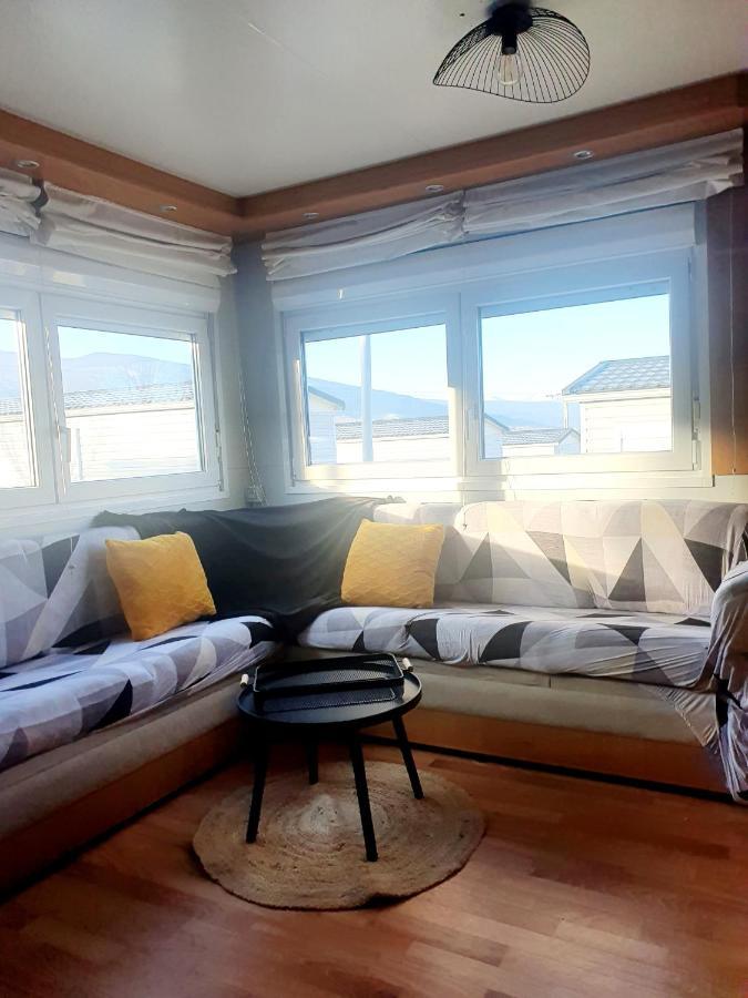 Mobil Home Dans Camping Saillagouse Exteriér fotografie